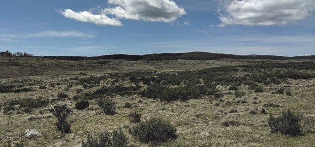 Photograph 5.8 - View of the Plateau landscape, where majority of surface elements have been avoided